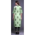 thumbnail image 4 of Bimba Robe Tunique Droite en Viscose Imprimée Style Santoon pour Femmes Vêtements Indiens, 4 of 5