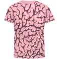 thumbnail image 1 of T-Shirt Adulte Halloween Cerveaux Roses Partout, 1 of 2