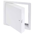 thumbnail image 1 of Best Access Doors Panneau d'Accès Ignifuge 12” x 12” Isolé pour Cloison Sèche – Acier Blanc, Porte d'Accès Ignifuge en Métal pour Mur et Plafond avec Bride pour Murs, Montage Affleurant avec Loquet à Clapet, HT-BAC-FRI, 1 of 9