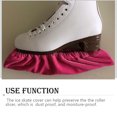 thumbnail image 3 of 2 Pieces Ice Skate Covers Reusable Roller Shoes Dustproof Protector Unisex Washable Portable Skating Guard Accessories for Men Red, 3 of 9