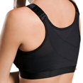 thumbnail image 4 of Women Post-Surgical Sports Support Bra Front Closure with Adjustable Straps Wirefree Padded Workout Bra Tops, 4 of 14