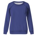 thumbnail image 4 of Pompotops Chemises Décontractées à Manches Longues pour Femmes, Chandail en Molleton à Col Rond Imprimé, Chandail Tunique Ample en Liquidation, 4 of 7