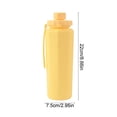 thumbnail image 3 of Outdoor Foldable Sports Water Bottle 600ml - High Temperature Proof Silicone Kettle | Portable Collapsible Design for Camping, Hiking, Sports | With Durable Lifting Rope | Leakproof | Sky Blue, 3 of 6