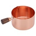 thumbnail image 4 of ANGGREK Wooden Handle Sauce Pan, Stainless Steel Sauce Pot Rose Gold For Cooking Kitchen Ware, 4 of 8