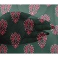 thumbnail image 4 of oneOone Viscose Chiffon Fabric Floral Block Printed Fabric 1 Yard 42 Inch Wide, 4 of 4