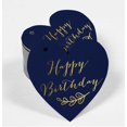 thumbnail image 2 of Inkdotpot Happy Birthday Bottle Tag Real Gold Foil Favor Hang Tag 100 Pack, 2 of 6
