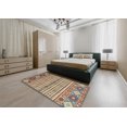 thumbnail image 4 of Ahgly Company Indoor Rectangle Abstract Chestnut Brown Oriental Area Rugs, 2' x 3', 4 of 6