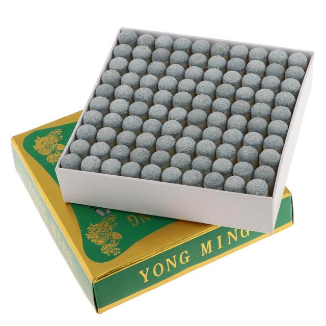 100 Pieces Slip-On Pool Billiard Cue Tips Snooker Rod Tips Snooker Stick Ferrules 9mm