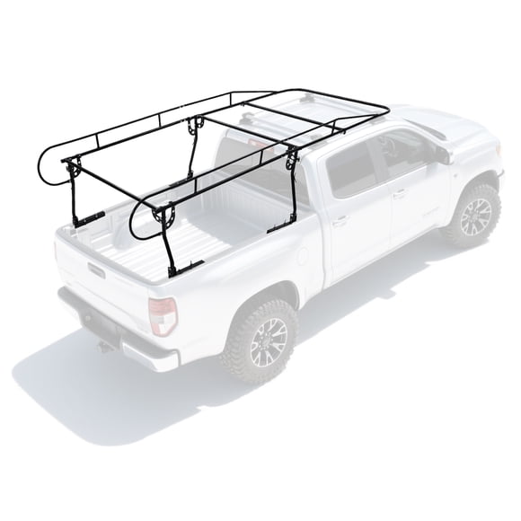Yiwa Adjustable Steel Truck Bed Rack, Universal 1000 lbs Capacity Rack for Kayaks, Ladders, and Pick-up Trucks