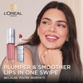 thumbnail image 3 of L’Oreal Paris Plump Ambition Tinted Lip Oil, Plumping Lip Gloss, Gentle Tingling, Non Sticky, Hydrating and Moisturizing, infused with Hyaluronic Acid, LATTE GLACÉ, 5 ml, 3 of 9