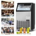 thumbnail image 2 of Costway Built-In Stainless Steel Commercial 110Lbs/24H Ice Maker Portable Ice Machine, 2 of 10