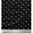 thumbnail image 1 of Soimoi Rayon Fabric Leaves & Buds Floral Printed Craft Fabric by the Yard 56 Inch Wide, 1 of 3