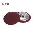 thumbnail image 3 of Unique Bargains 10pcs 40L Fabric Cloth Covered Button 25mm Round Metal Shank Sewing Buttons for Suits Dress Blouses, Caramel, 3 of 5