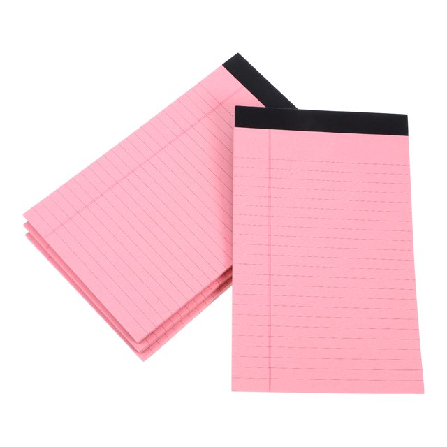 Shisuyan 4 Pcs Bloc-Notes Ligné et Ligné Bloc-Notes Détachable Bloc-Notes Juridique Bloc Mémo Portable Carnet