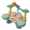 thumbnail image 4 of Baby Baby Drum Set Birthday Gift Montessori Musical Instruments Set Baby Sensory Style B, 4 of 8