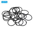 thumbnail image 3 of Unique Bargains 1.8' OD 1.5' ID Loose Leaf Rings Binder Ring Book Rings Steel for Scrapbook, Black 20 Pack, 3 of 6