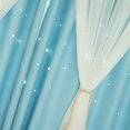 thumbnail image 3 of Home Living Room Bedroom Window Gauze Curtain Sunlight Blocking Drape Dual Layers Window Curtain, 3 of 6