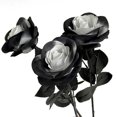 thumbnail image 5 of Dvruxg Artificial Flowers Roses, Fake Silk Flower Long Stem Artificial Rose for Halloween Home Wedding Party Decorations(White), 5 of 5