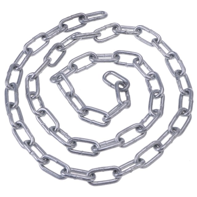 SHISUYAN 1 Meter 3MM Diameter Zinc Plated Coil Chain Utility Chain