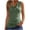 Army Green#44, variant on FAVIPT Womens Cowl Neck Tank Tops Trendy Going Out Sleeveless Shirts Slim Fit Ruched Business Casual Tunic Tops Wine,XL