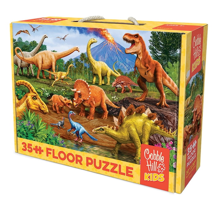 Cobble Hill Kids 35 Piece Floor Puzzle - Dinos - for Ages 3 and up