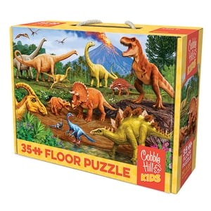 Cobble Hill 35 Puzzle d'étage de pièce - Dinos - pour les âges 3 et vers le haut pour enfant