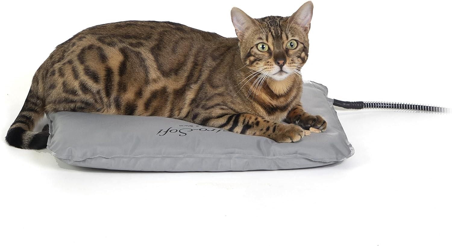 K&H Lectro-Soft Outdoor Heated Dog Bed Gray Small