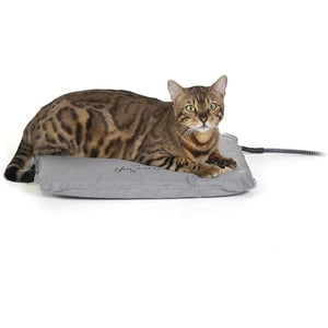K&H Lit de chien chauffé extérieur Lectro-Soft Gray Petit