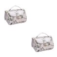 thumbnail image 2 of QualitChoice Modèle Sac Cosmétique Commode Femmes Sac de Rangement Sac de Transport Contenant Conteneur de Retenue Organisateur de Maquillage de Voyage Type 2 2Set, 2 of 6