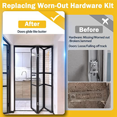 thumbnail image 4 of Bifold Door Hardware Kit, 4 Pack Repair Replacement Parts for Bi-Fold Door Sliding Door Closet Door, 4 of 6