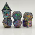 thumbnail image 3 of 7Pcs Polyhedral Dice Irregular Big Board Game Numbers Board Games Colorful, 3 of 6