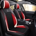 thumbnail image 2 of Maidao Car Seat Covers Leather for Buick for Regal 1998-Present 5 Seats Waterproof Front Rear Cushion Protector Red, 2 of 8