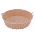 thumbnail image 2 of Doublure en Silicone pour Friteuse à Air Chaud, 2 Pcs Paniers en Silicone Réutilisables Antiadhésifs pour Friteuse à Air, Pots en Silicone Pliables Ronds avec Poignée, Accessoires pour Friteuse à Air, 2 of 8