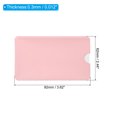 thumbnail image 2 of Unique Bargains RFID Blocking Sleeves Identity Theft Prevention Credit Card Secure Protector Holder Sleeves Pink 10Pack, 2 of 6