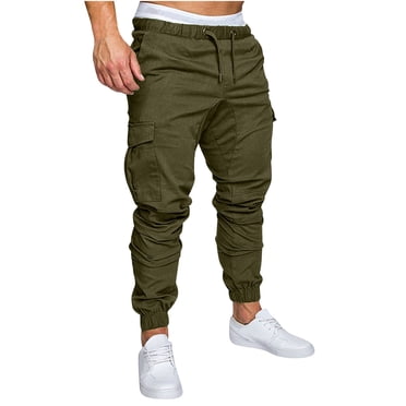 cllios Cargo Pants for Men Big and Tall Multi Pockets Pants Work Military Trousers Casual Hiking Cargo Pants