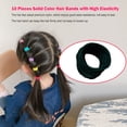 thumbnail image 3 of 10 Pièces Bandes de Cheveux Mélangés Extensibles Réglables Décoratif Haute Élasticité Titulaire de Queue de Cheval de Protection Filles Accessoires pour Enfants Vert Foncé, 3 of 5