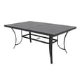 thumbnail image 1 of Four Seasons Courtyard Palermo Slat Top Table with Powder Coated Frame, 1 of 5
