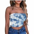 thumbnail image 2 of Tube Tops, Womens Printed Strapless Yoga Exercise Chest Wrap Pullover, 2 of 4