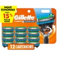 thumbnail image 2 of Gillette Fusion5 ProGlide Razor Refills for Men, 12 Razor Cartridges for FlexBall Razor Handle, 5-Blade Razor Blades, Precision Trimmer for Men, 2 of 15