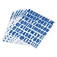 thumbnail image 1 of Uxcell 1 inch Self Adhesive Waterproof Vinyl Letter Number Sticker Set, 8 Sheet Dark Blue, 1 of 6