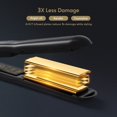 thumbnail image 5 of Terviiix 1/2'' Travel Hair Straightener for Heat Adjustable, Portable Ceramic Mini Flat Iron, Black, 5 of 5