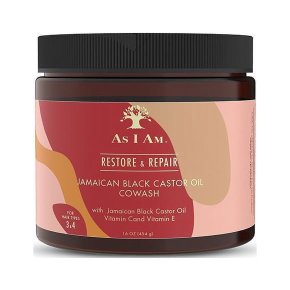 As I Am CoWash à l'Huile de Ricin Noire Jamaïcaine Restaurer et Réparer (16oz)
