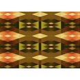 thumbnail image 1 of Ahgly Company Machine Washable Indoor Rectangle Transitional Cinnamon Brown Area Rugs, 5' x 7', 1 of 7