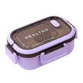 thumbnail image 2 of TIMIFIS Bento Box Portable Plastic Partition Integrated Lunch Box Multi-Functional Light Food Bento Box Lunch Box, 2 of 6