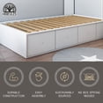 thumbnail image 3 of Hercules Xtreme Lattes de Lit en Bois Massif Robustes pour Lit Superposé, Format Simple, 3 of 9