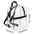 thumbnail image 2 of Dvkptbk knapsack knapsack Transparent Backpack Transparent Mini Backpack Suitable for Students' Bags, 2 of 5