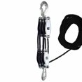 thumbnail image 1 of Meiiso Outlet sale! Rope Hoist Rope Hoist, Universal Wheel, 6.63*5.07*4.1In, Stainless Steel, Rope hoist*1, Universal Wheel, 1 of 8