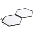 thumbnail image 1 of simhoa Hanging Metal Glass Vintage Hexagon Photo Picture Frame Keepsake Black, 1 of 8