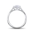 thumbnail image 2 of 1 1/5ct Lab Created Diamond Zoe Engagement Ring Matching Wedding Band White Gold, 2 of 4