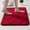 Red, variant on Xihbxyly Kitchen Mats For Floor Anti Fatigue Non Slip Kitchen Items For Home Home Bathroom Absorbent Floor Mat Is Machine Washable Soft Comfortable And Quickly Absorbs Water Ensuring Stable